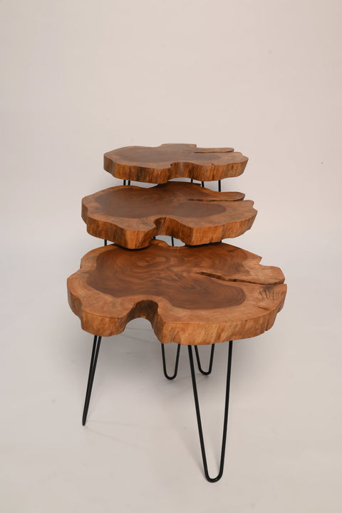 Crafter Bazar™ Live Edge Coffee & Side Table