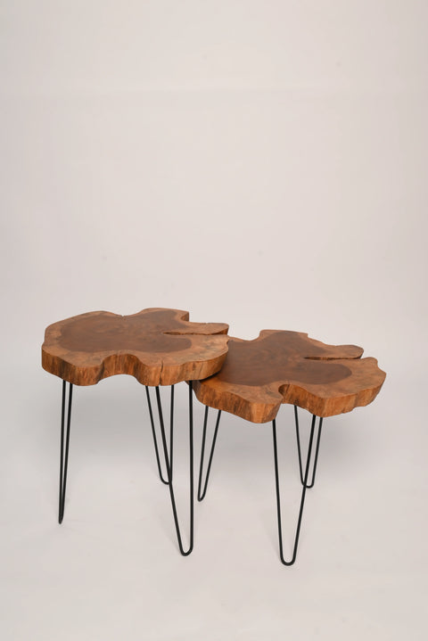 Crafter Bazar™ Live Edge Coffee & Side Table