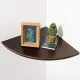 Crafter Bazar™ Wooden Floating Corner Shelf – Wall Storage & Decor