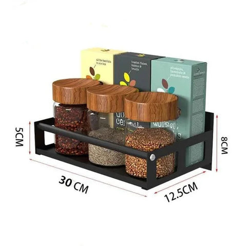 Crafter Bazar™ Wooden Wall Shelf – Kitchen & Home Decor